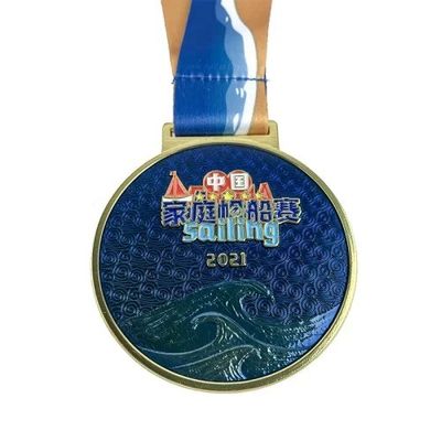 購入 海上要素にインスピレーションを受けたカスタムセーリングメダルデザインソリューション オンライン製造