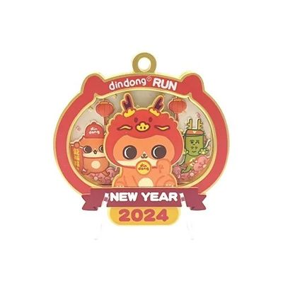 購入 ランニングイベントのためのカスタムメダル 楽しいランニング ロゴブランドのエナメルド賞 オンライン製造