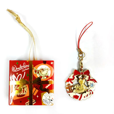 購入 オーダーメイドブランドのクリスマスキーチェイン プレミアムパッケージの祝日エナメルプレゼント オンライン製造