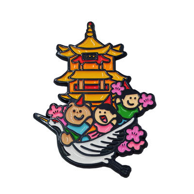 購入 カスタム 柔らかい エナメルピン 滑らかな仕上げと 印象的なコントラスト あなたのデザイン オンライン製造