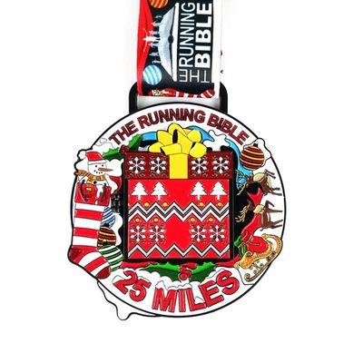 クリスマスメダル サンタランニングメダル