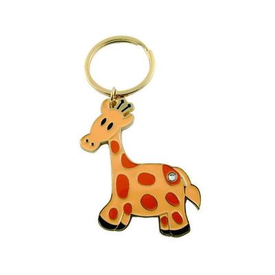 チャーンキーチェーン 柔らかいエナメル 動物のキーリング ユニークで耐久性のあるアクセサリー 動物愛好家やプレゼントのために